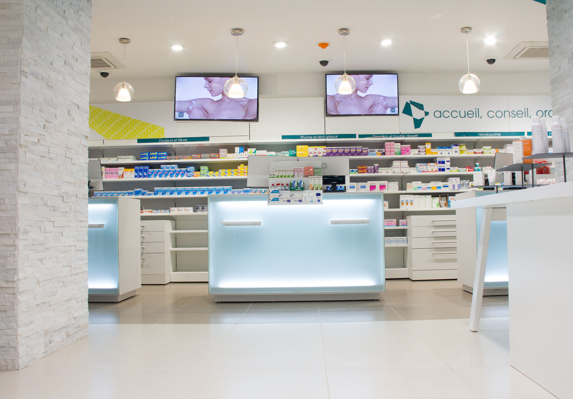 Intérieur pharmacie